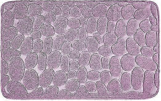 PurpleNon-Slip Memory Foam Bath Mat - 50 x 80cm Bath Mat