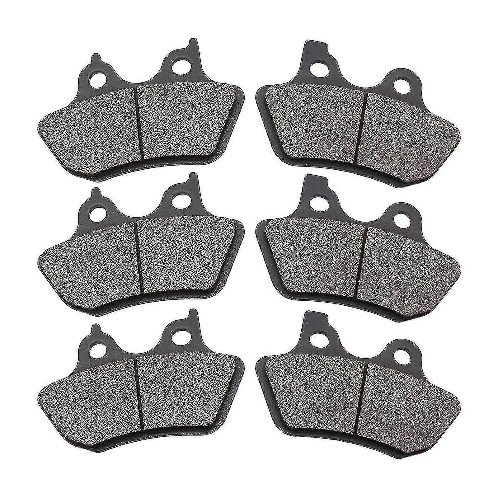 6pcs Front And Rear Brake Pads For Harley-davidson Vrsca/vrscb V-rod