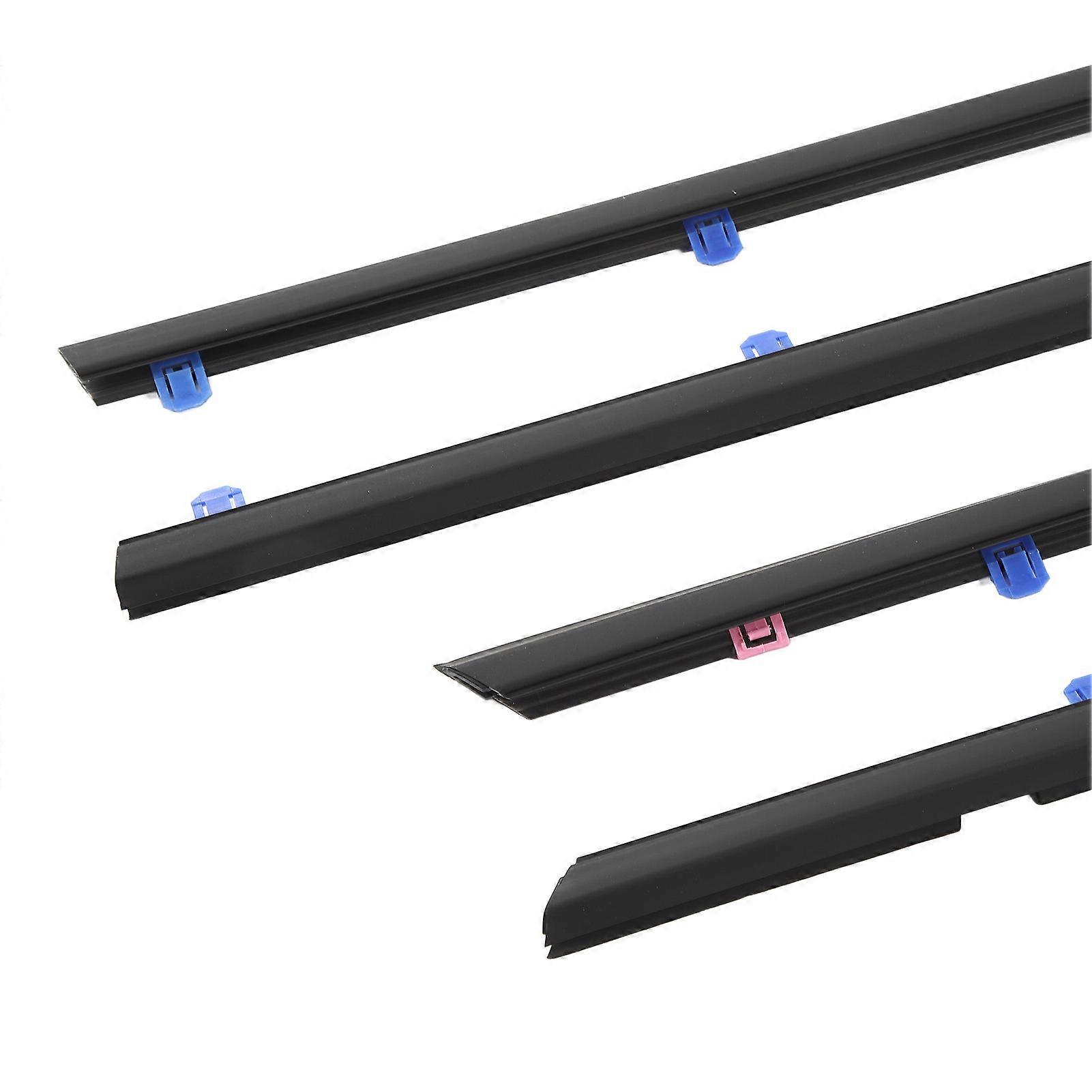 4pcs Weatherstrip Window Seal 7573012300 Car Window Moulding Trim Seal for Corolla 2009 to 2012