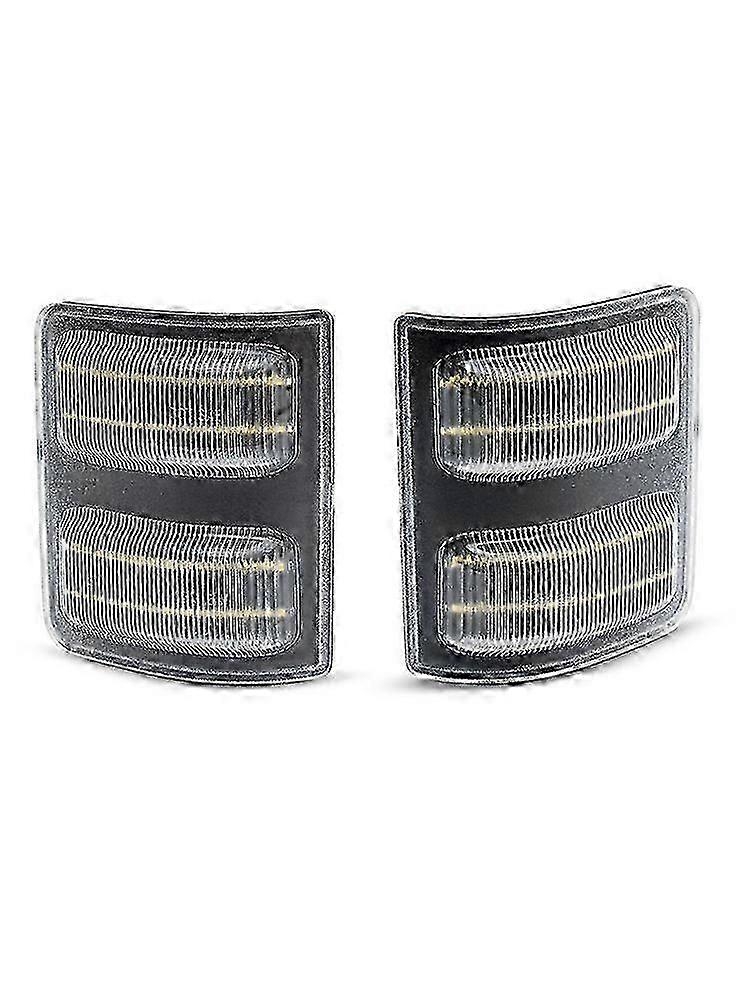 A Pair of LED Dynamic Rearview Mirror Turn Signal Lights for a Certain Brand Side Indicator Blinker Super Truck