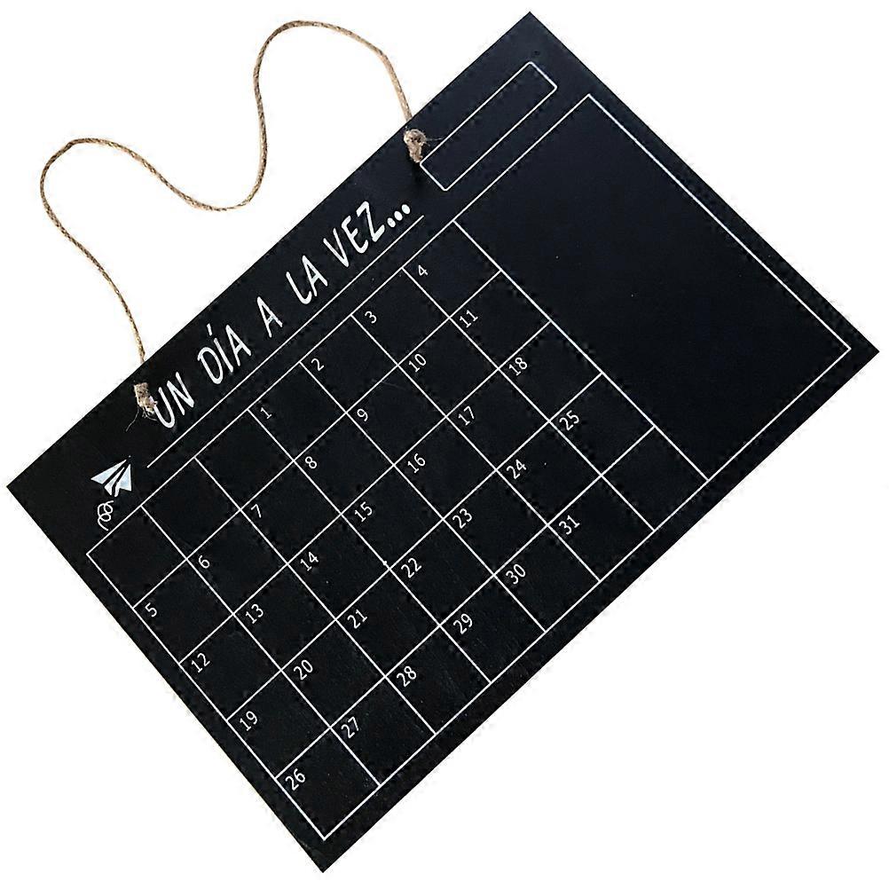 Mini Chalkboard Signs Hanging Wall Blackboard Message Sharing 39.5x36.5x0.25cm 1Pcs