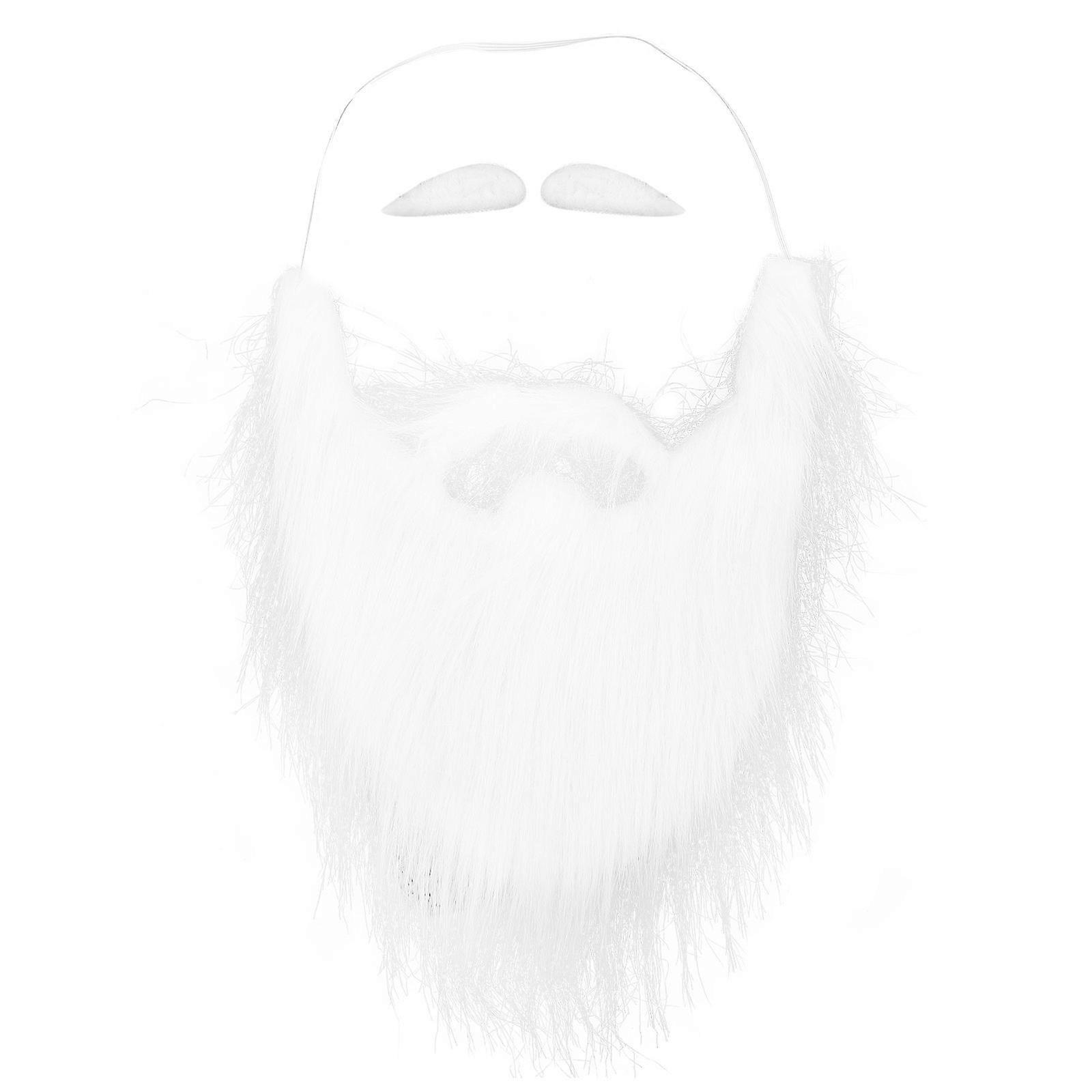 Dressing Up Fake And Fake Eyebrows Santa Beard And Eyebrows 1 Set