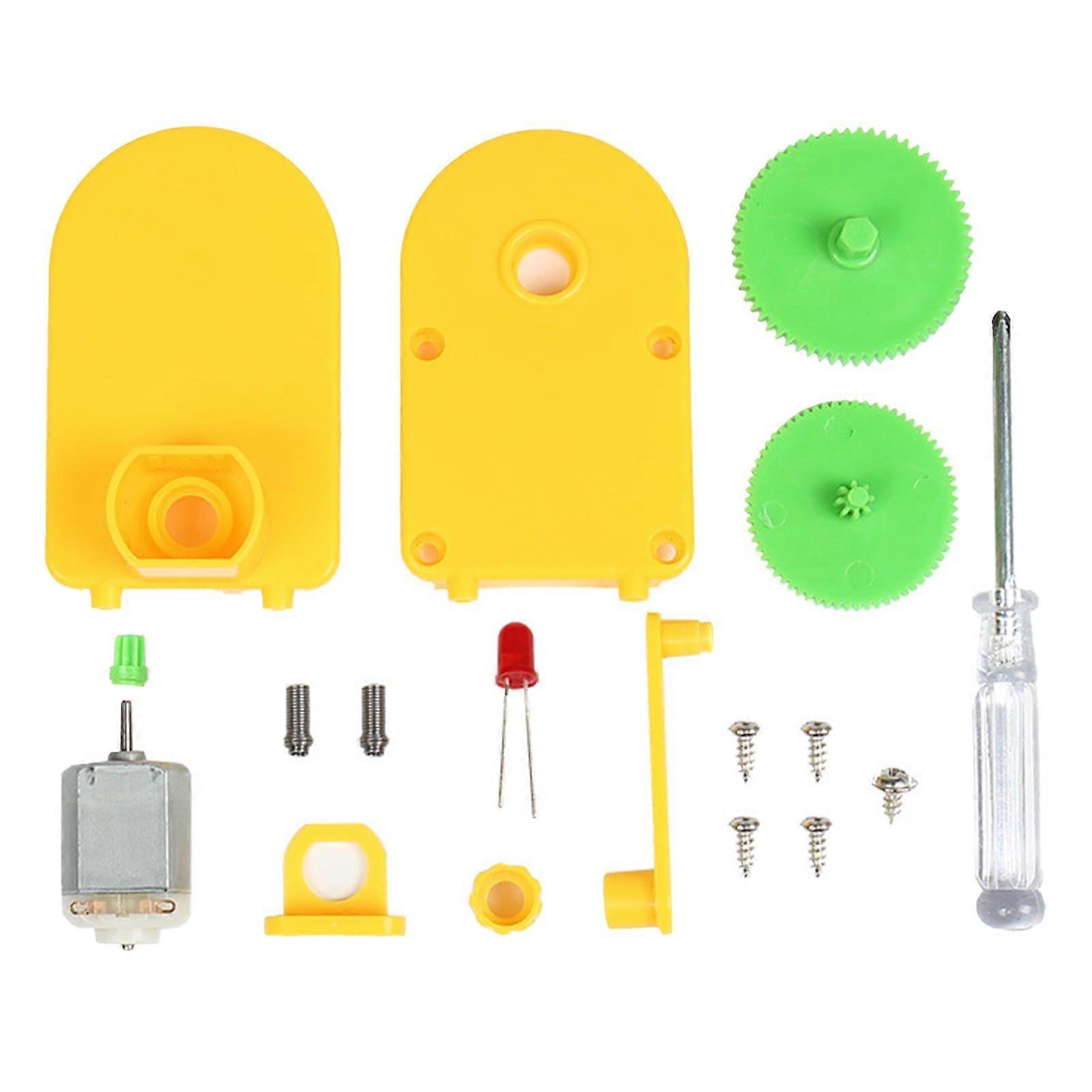 Hand Crank Generator Toy Educational DIY Generator Kit, Portable Learning Project with Experiment Activities for School, Classroom Home Use