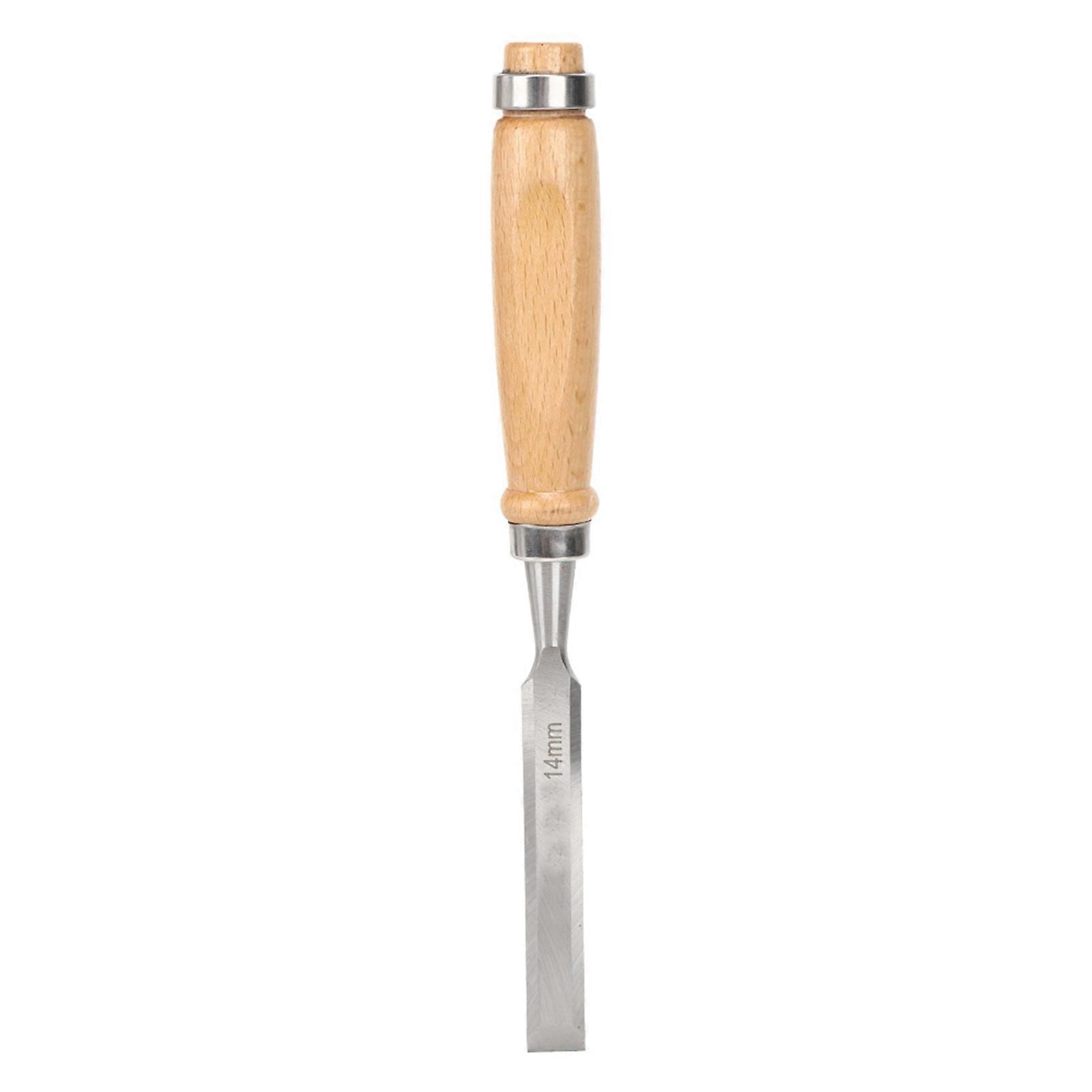 Carpenter Chisel Wooden Handle Steel File Professional Tools for Woodworking Cr V 14mm