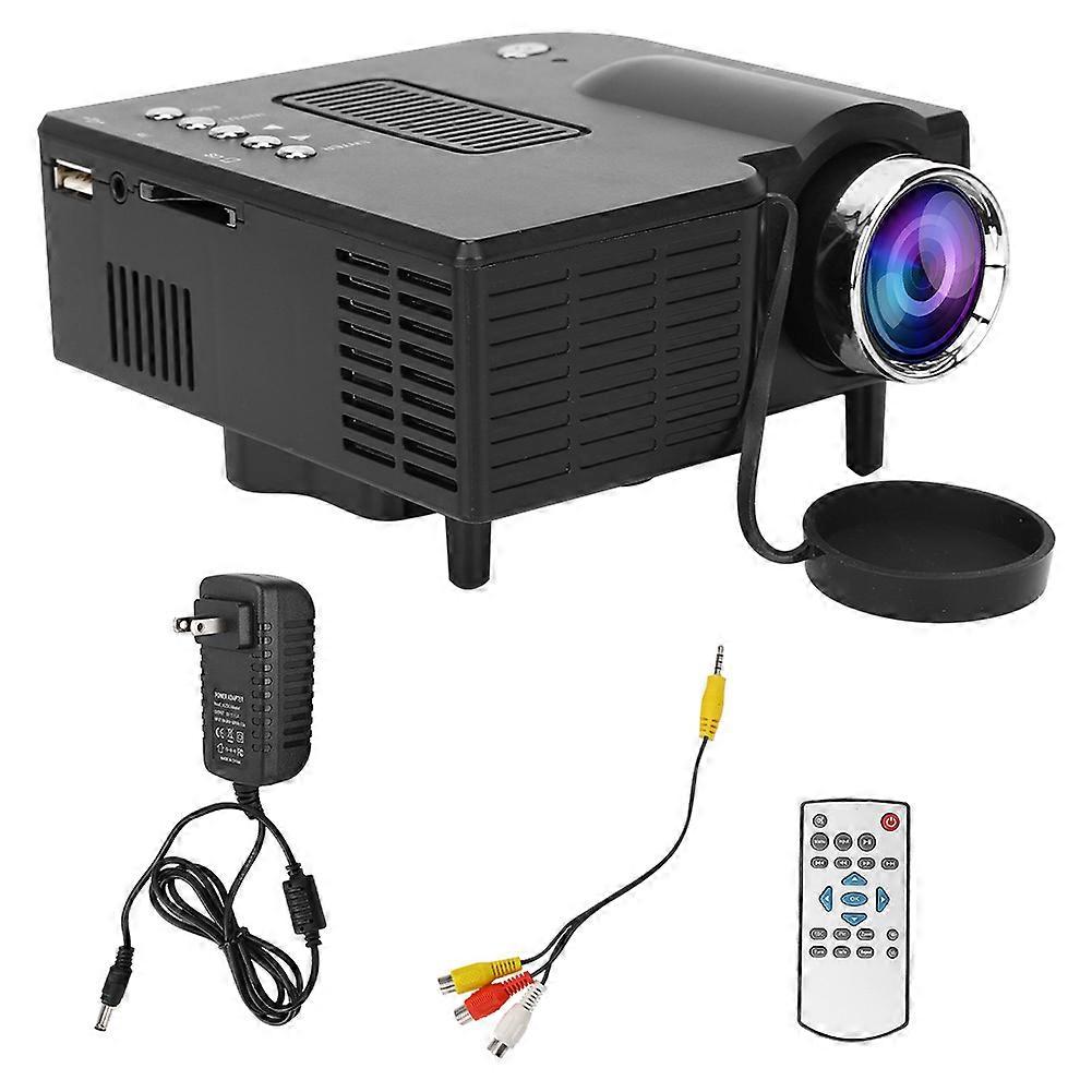 Mini LED Projector YG260 Black Built In Speaker with Multi Function Interface to Computer Phone