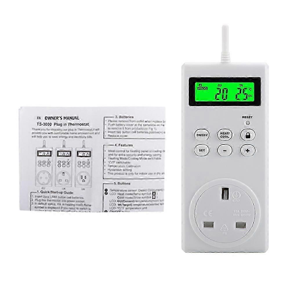 2025 Latest Model Plug-in thermostat digital temperature controller heating