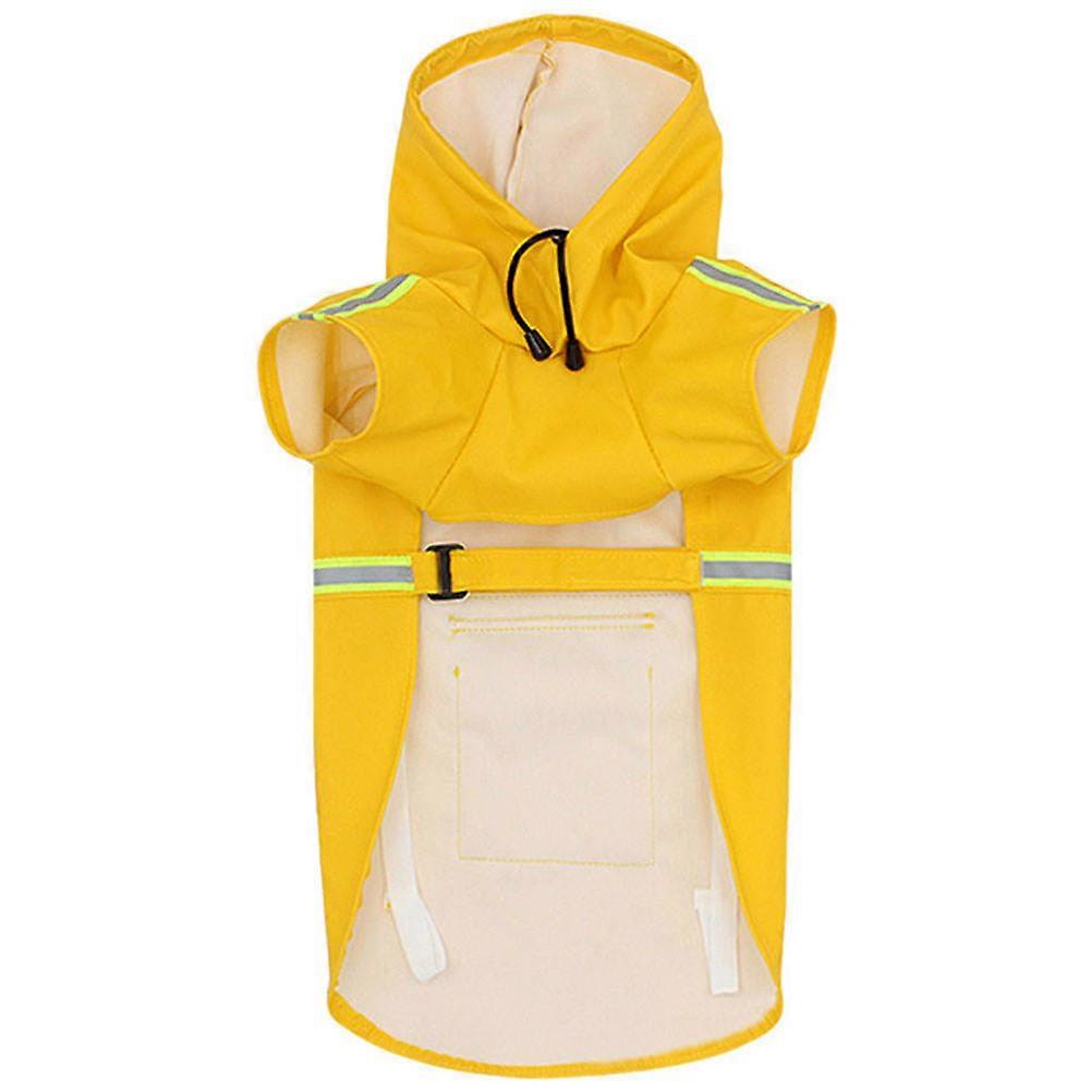 Rain Jacket for Dogs with Hat Craft Delicate Stitches L 1Set