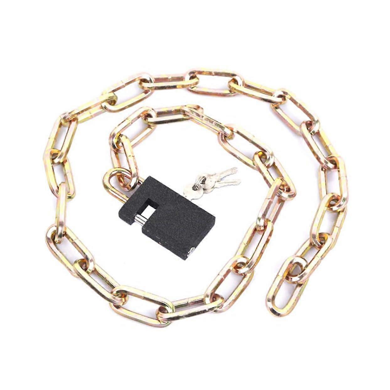 1 piece bike lock chain lock security antitheft protection for motorcycles, garages, and gates robust iron chain for additional protection