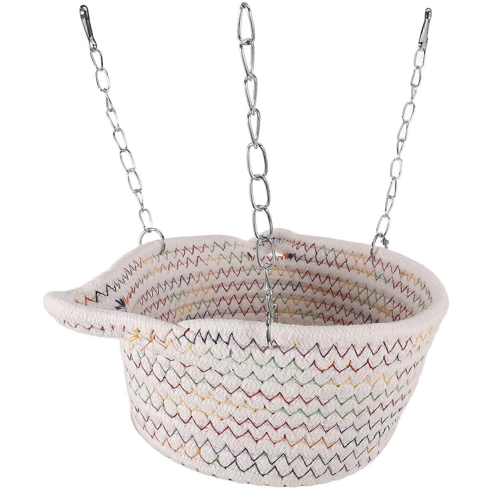 Small Rat Hammock for Cage Chew Proof Hamster Swing Bed Sleeping Hammock Rabbit Swing Toy