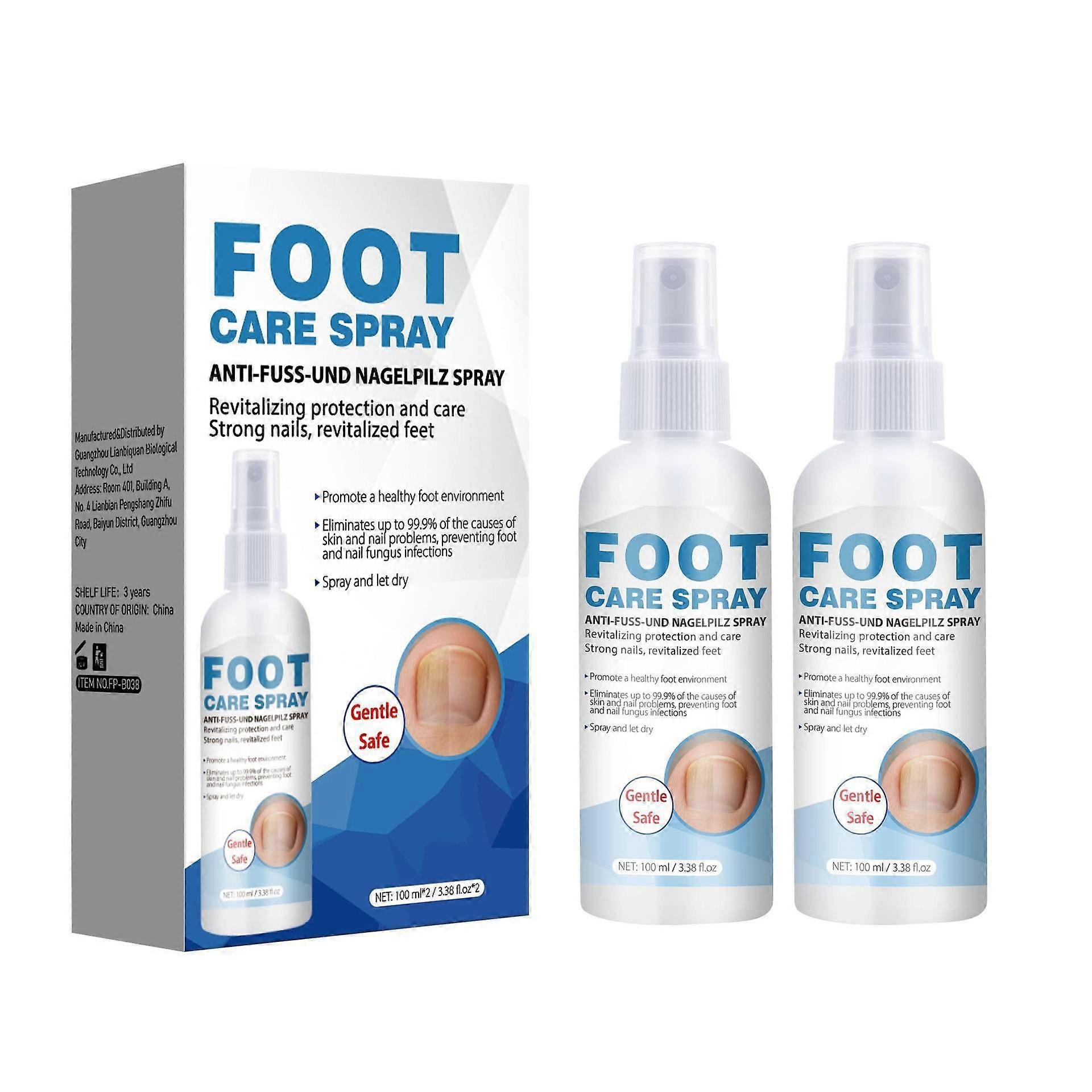 Athletes Foot Spray, Spray for Itchy-Sweating-Peeling-Blisters-Tinea Pedis, Feet Treatment with Natural Ingredients