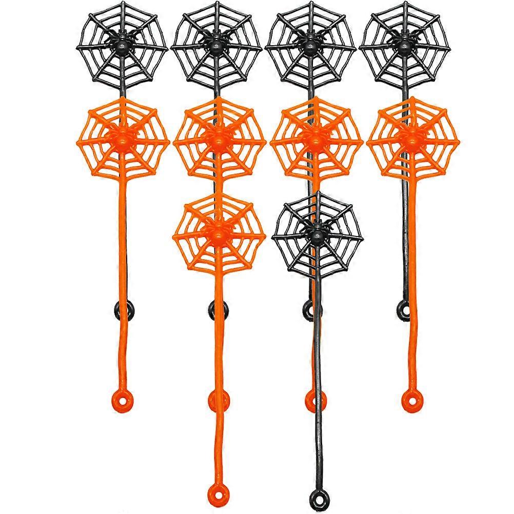 Sticky Stretchy Toys Set Halloween Spider Web TPR Stretchable Children 50Pack