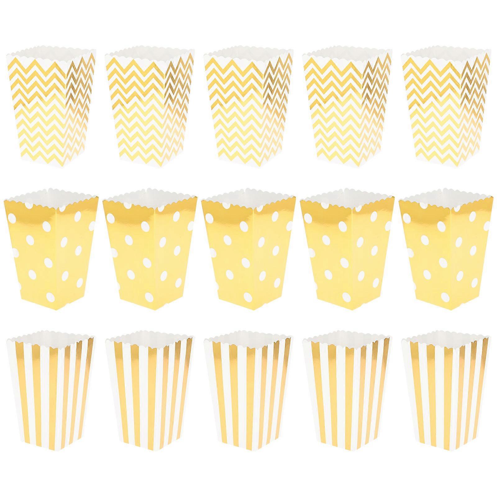 ポップコーンパーティーサプライ映画館スタイルペーパースモールポップコーンコンテナファミリー11.5x7cm 60個