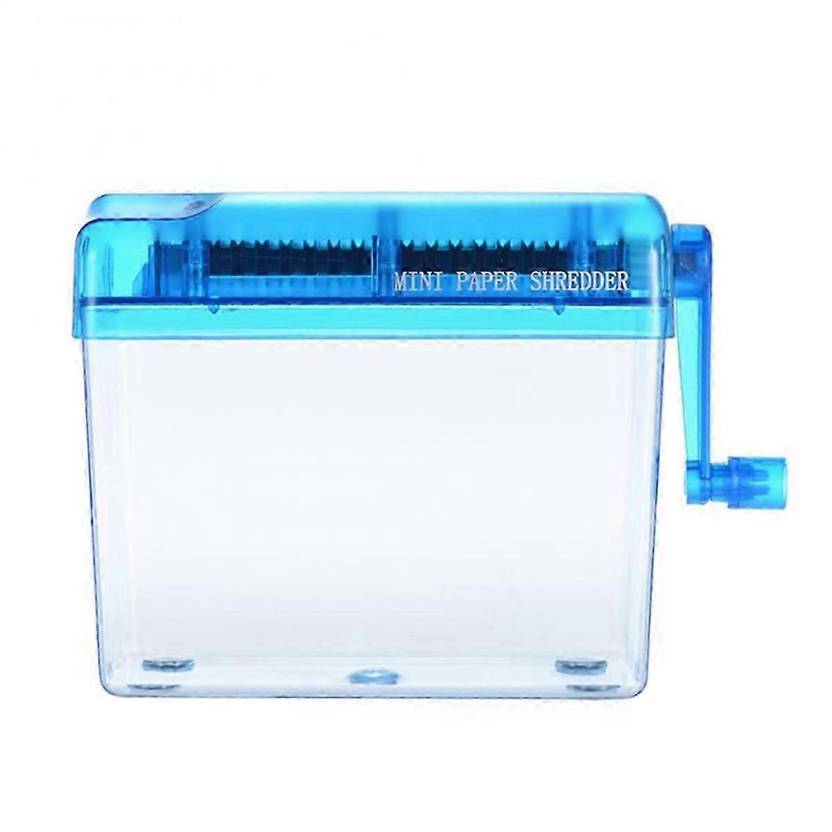 Mini Manual Shredder Portable Hand Shredder Paper Cutting Machine