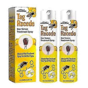 2pcs Tag Recede Bee Venom, Tag Recede Bee Venom Treatment Spray Tag Recede Bee Venom