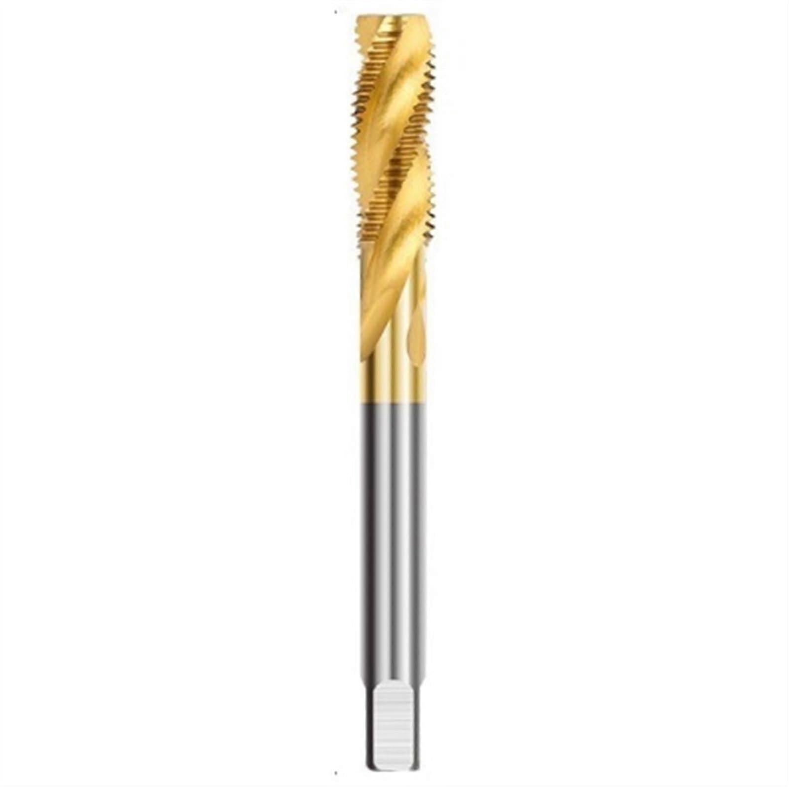 Steel Tap M2M18 Coated Twist Drill, Metric Thread Tap Set, Tap Drill, Hand Tools (Color: A, Size: 1pc M8x1)