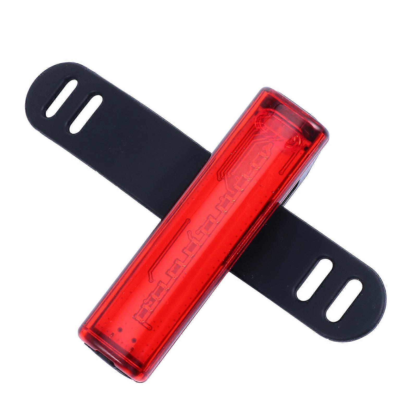 USB Rechargeable Bike Tail Light LED Warning Lamp with Multiple Flash Modes Durable Cycling Safety Light for Night Riding