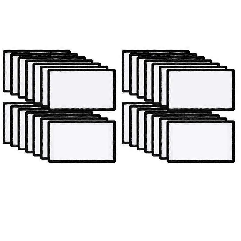 28 Pcs Sublimation Patches Blank Fabric Ironing Rectangular Blank Patches Fabric Repair Patches for