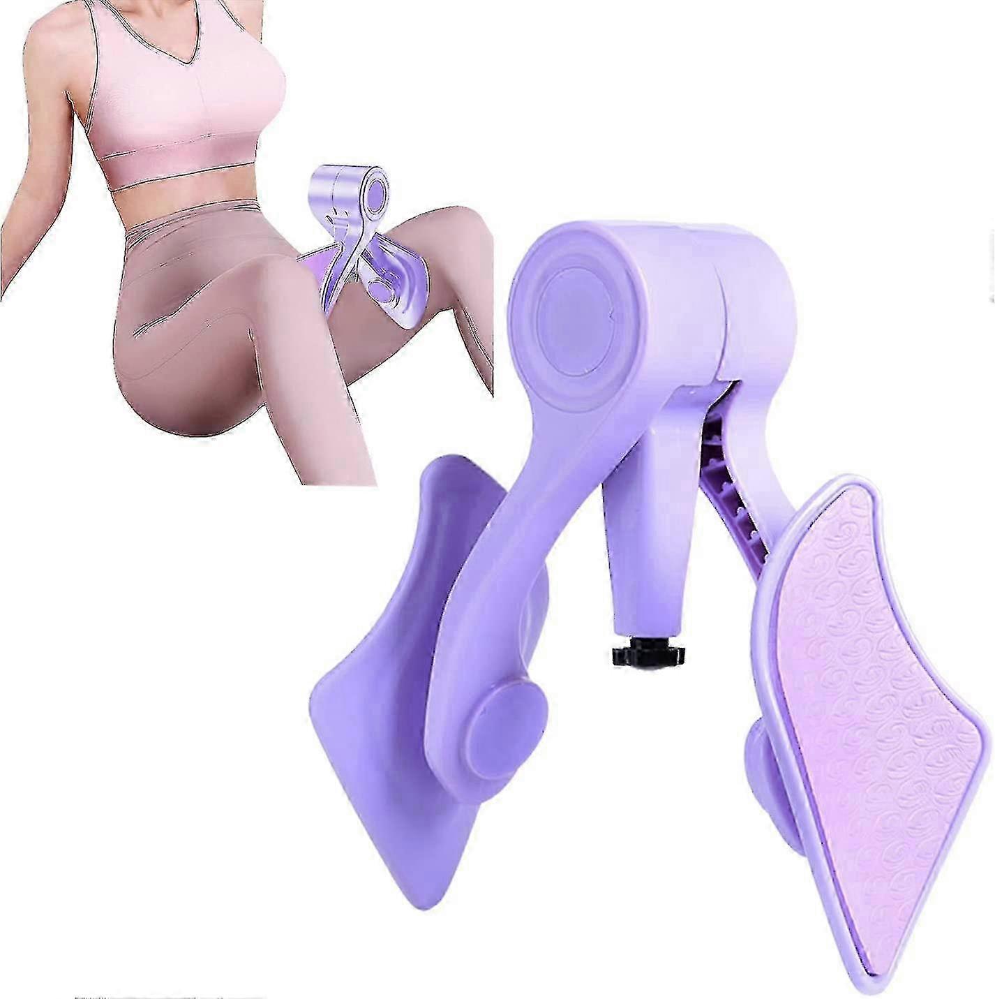 Adjustable thigh exerciser for hip muscle toning