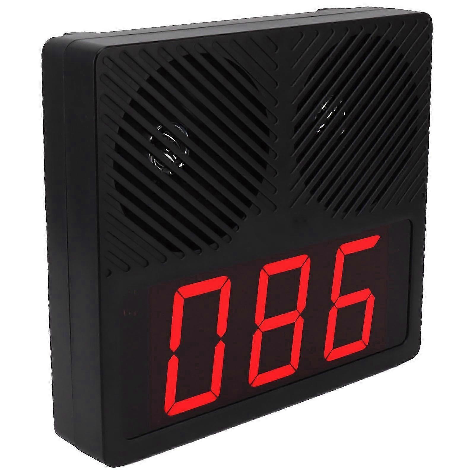 Queue Calling System 20w Loud Volume Wireless Restaurant Waiting Number System For Restaurant Hospital Bank Waiting Line Management Us Plug 100‑240v
