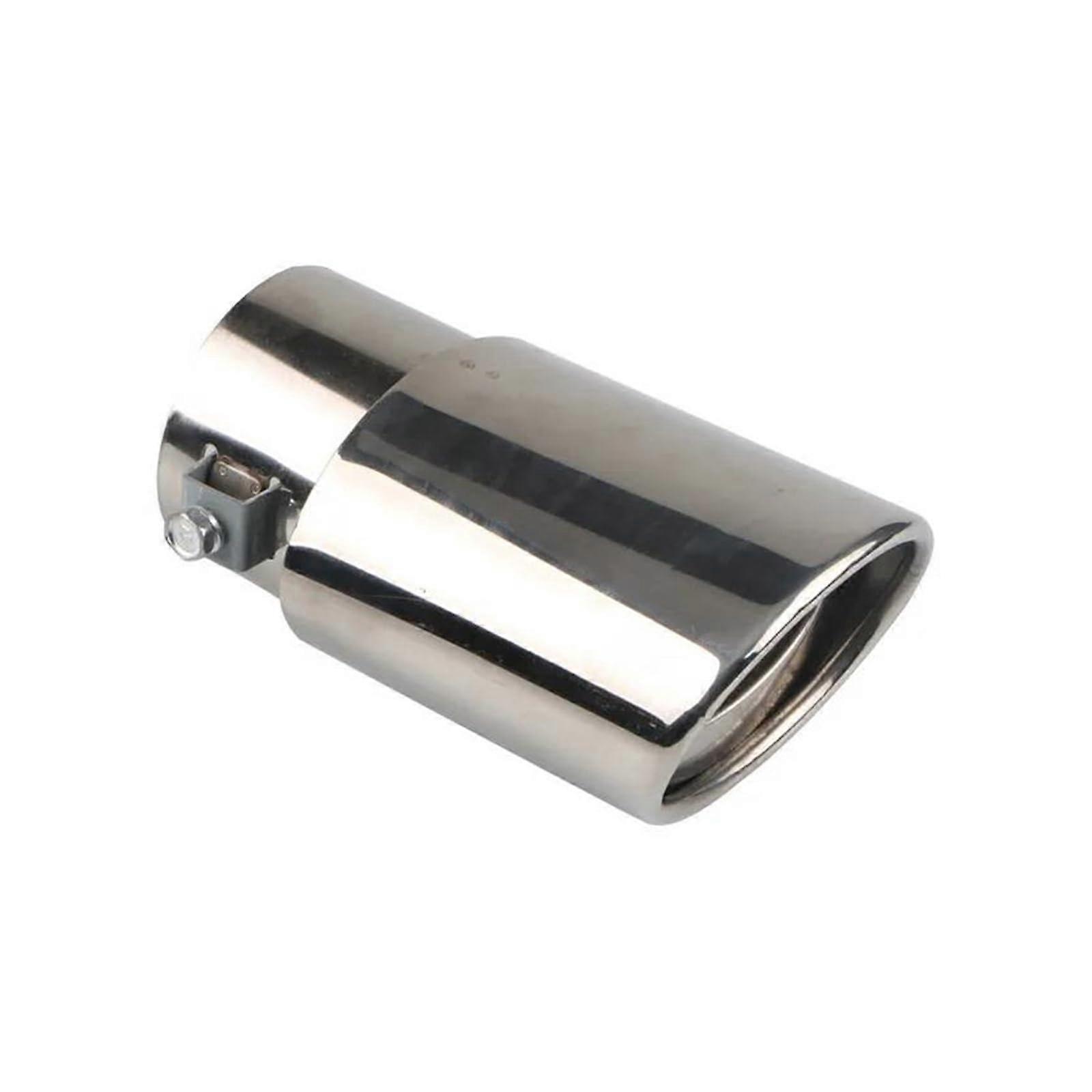 Universal Car Tail Rear Round Exhaust Pipe Tail Muffler Tip Pipe Exhaust Muffler Tip Silencer Tailpipes (3)