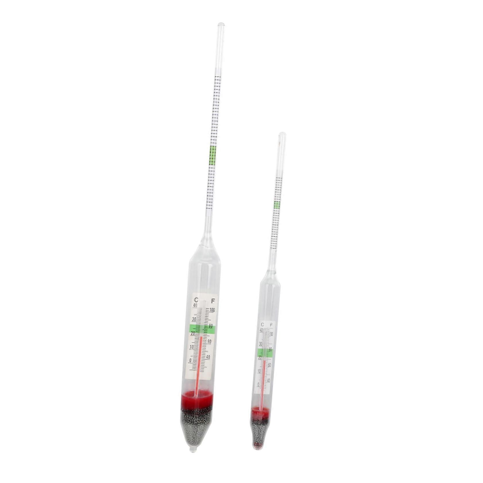 Aquarium Hydrometer Kit Temperature Meter Densitometer for Fish Tanks Easy to Carry and Use