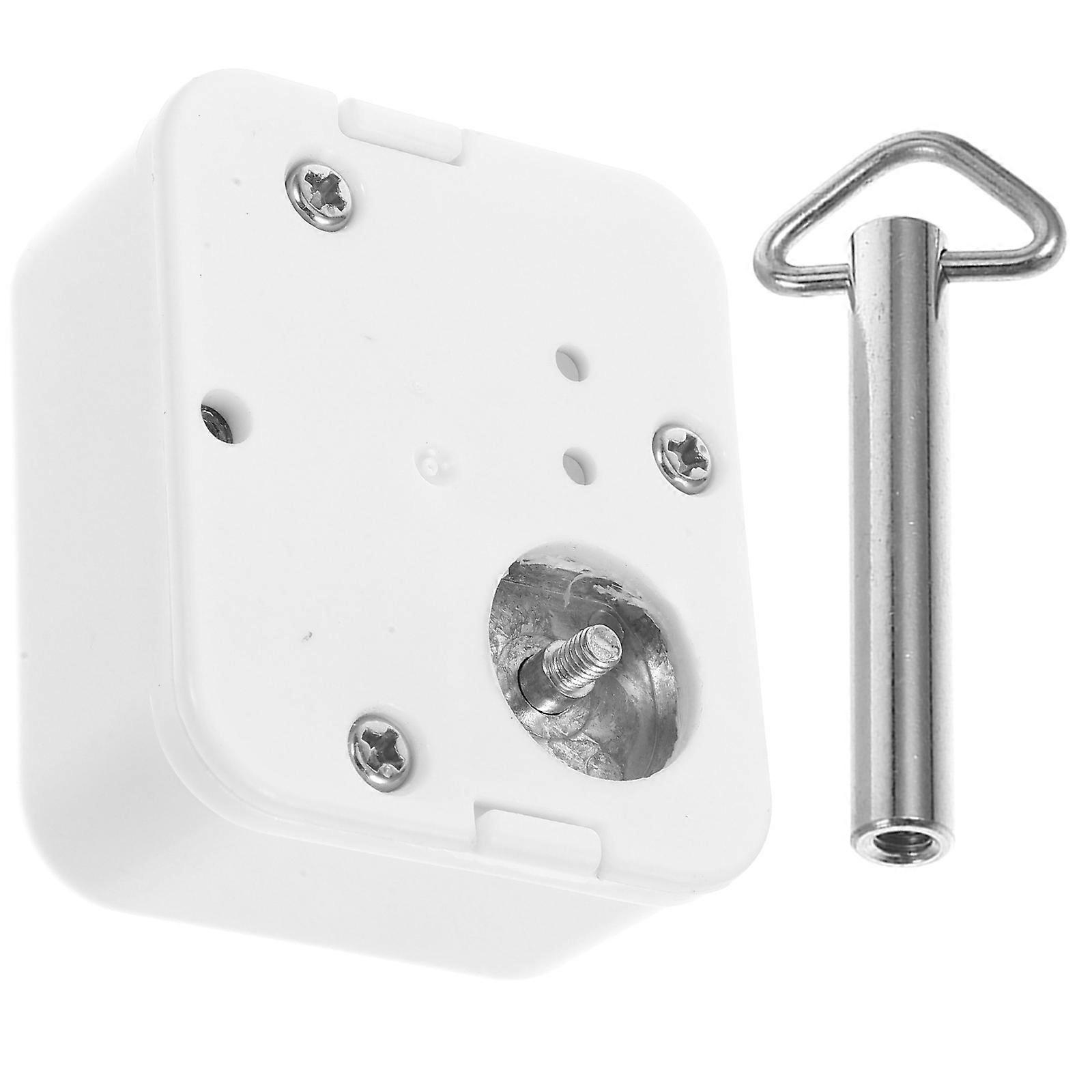 1 Set Music Box Movement Mechanism with Key Rotating Accessory for DIY Musical Boxes – Soothing Melody Play