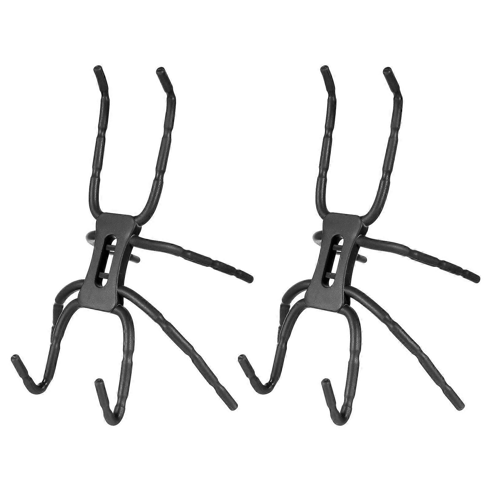 Cell Phone Holder Spider Shape Flexible Grip Holder For Universal Users With Black Color And Multi-Function Design 2Pcs