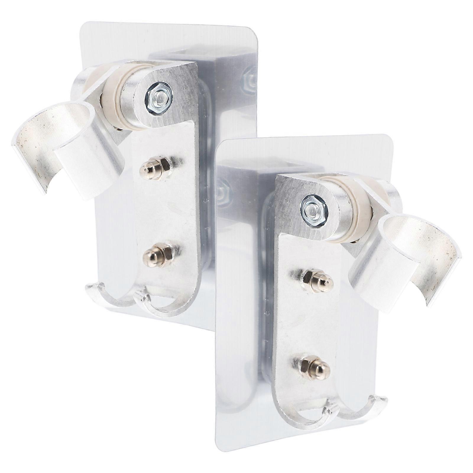 Adhesive Wall Mount Shower Head Holder Adjustable Angle for Handheld Shower, No Drilling Required, Suitable for Bathroom and RV Use