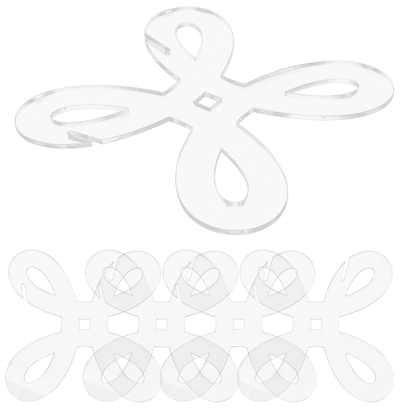 Clear Acrylic Bobbins for Sewing Use Safe Practical Excellent Durable 5 Pieces