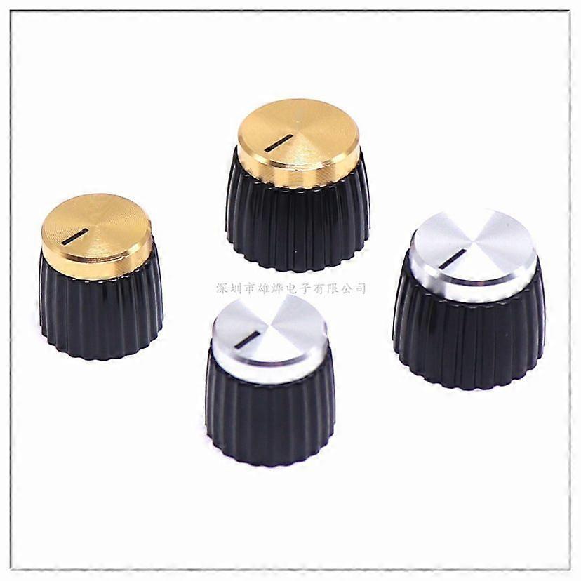 4Pcs Potentiometer Knobs: Plastic Rotary Knobs Replacement for Audio Adjustment - Precise Volume Control for Audio Equipment Mixer Amplifier