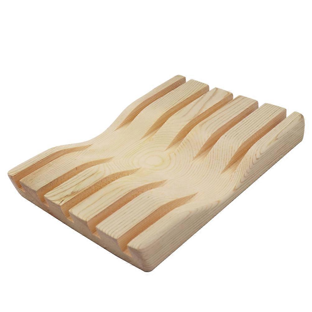 1PC Hairdressing Scissors Storage Rack Wooden Display for Barber Shop Tools