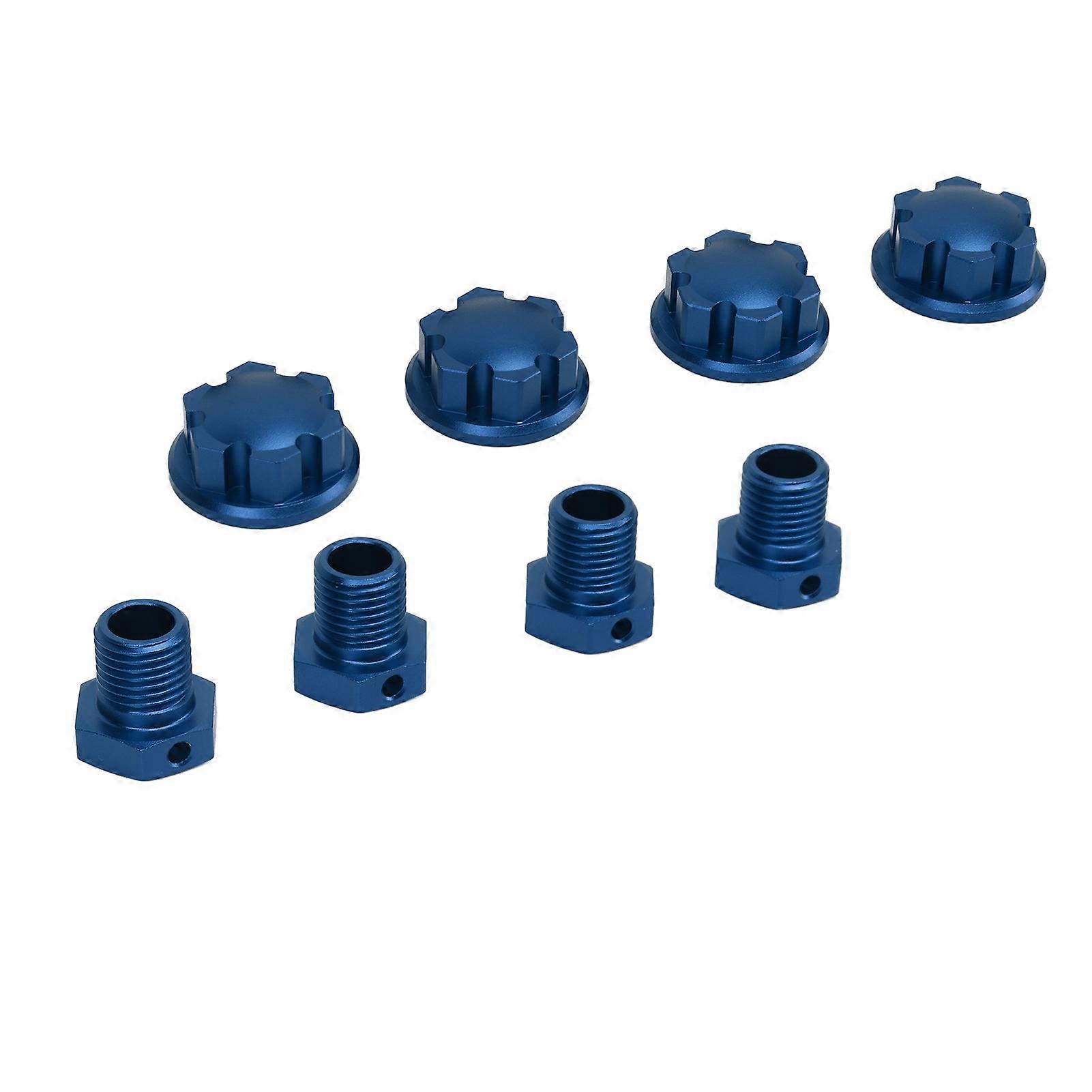 17mm RC Wheel Hubs Hex Kit Aluminium Alloy RC Wheel Hubs Adapter for TRAXXAS 1/10 Upgrade Blue 
