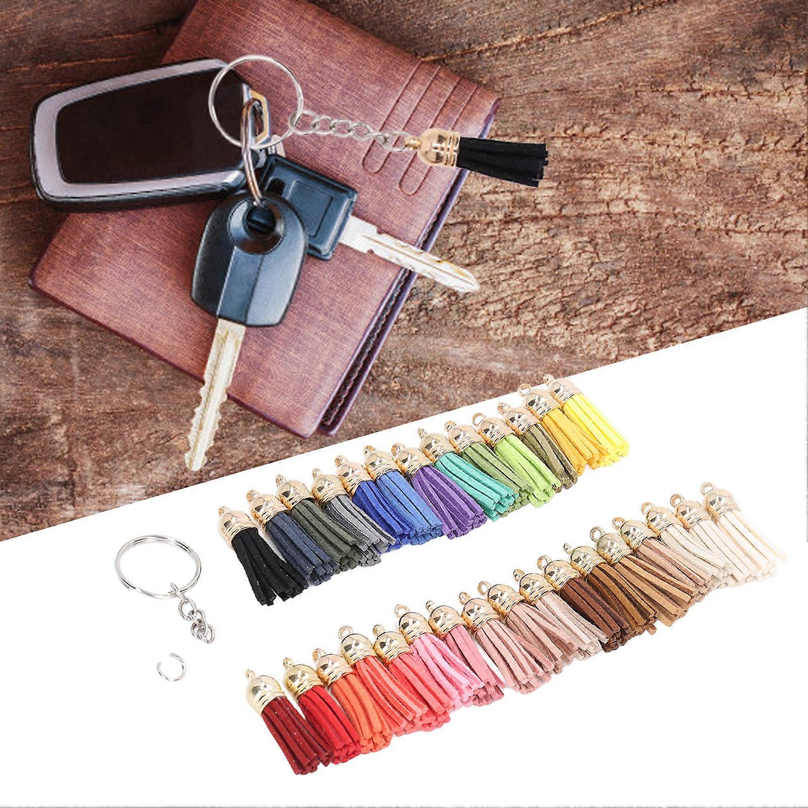 30Sets Acrylic Keychain Blanks Double Side Round Smoother Edges Sublimation Keychain Blanks for DIY Zipper Pulls Decorations 