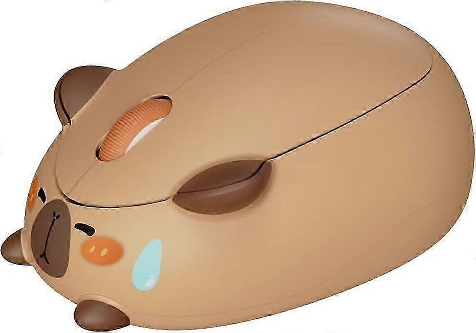 Wireless Gaming Mouse Capybara, 2.4G GHz with a USB Receiver, Cute Optical Cordless Cartoon Mice Capybara