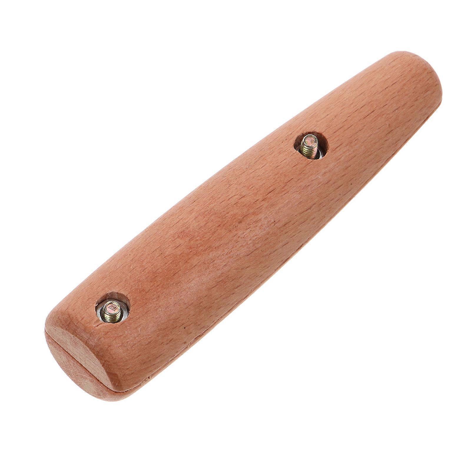 Circular Wood Handle Replacement For Cooking Utensils Ensuring Comfortable Use 1 Set