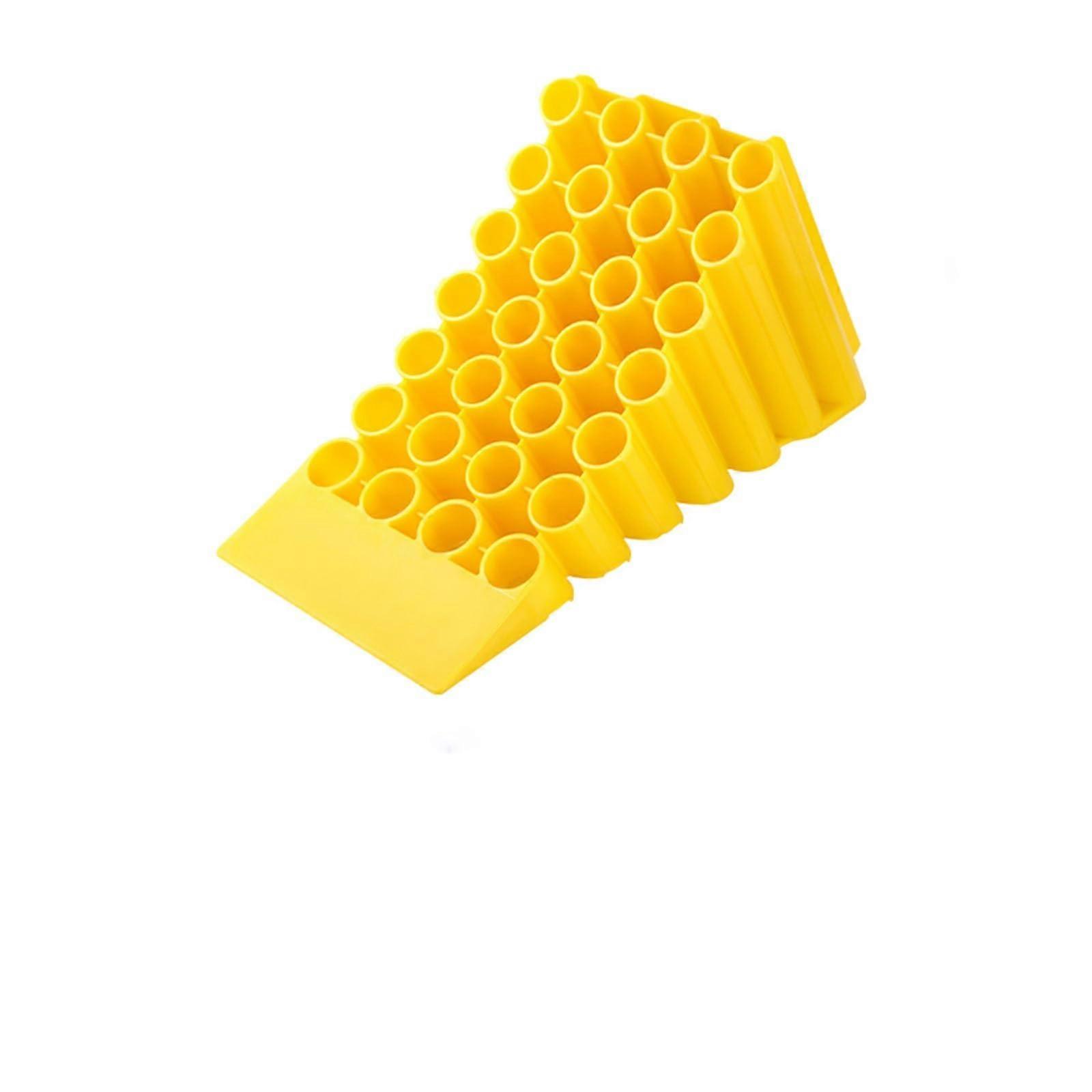Wheel Lock, Service Ramp, NonSlip Bottom, One Assembled for Car, Lightweight, Heavy Support, Yellow, Size: 45*20*26cm