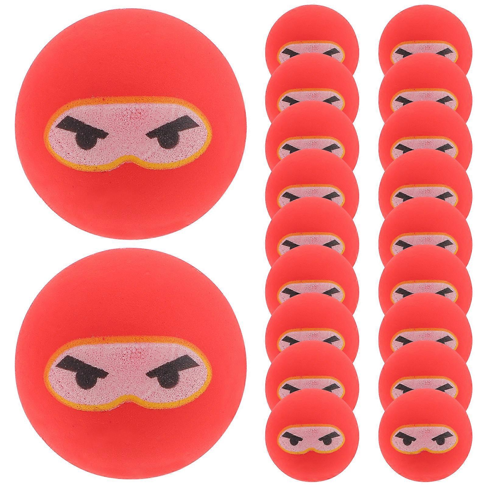 Here's a refined and professional product description for your **20pcs Ninja Bounce Balls**:
**20 Pack Ninja Bounce Balls – Fun, Safe & Durable