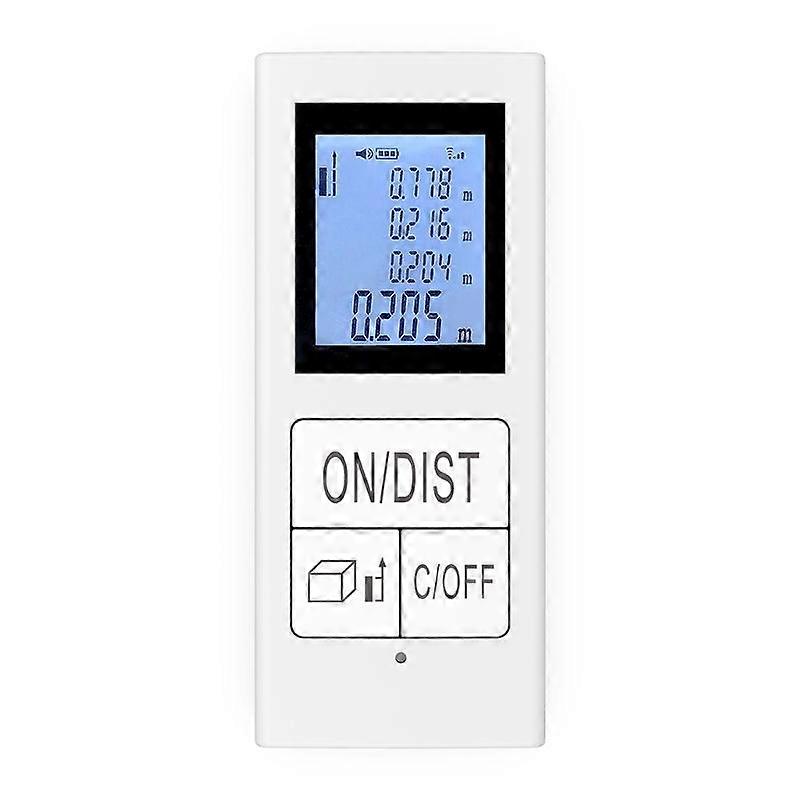 可充电迷你测距仪 98Ft/30M 家用测距仪工具