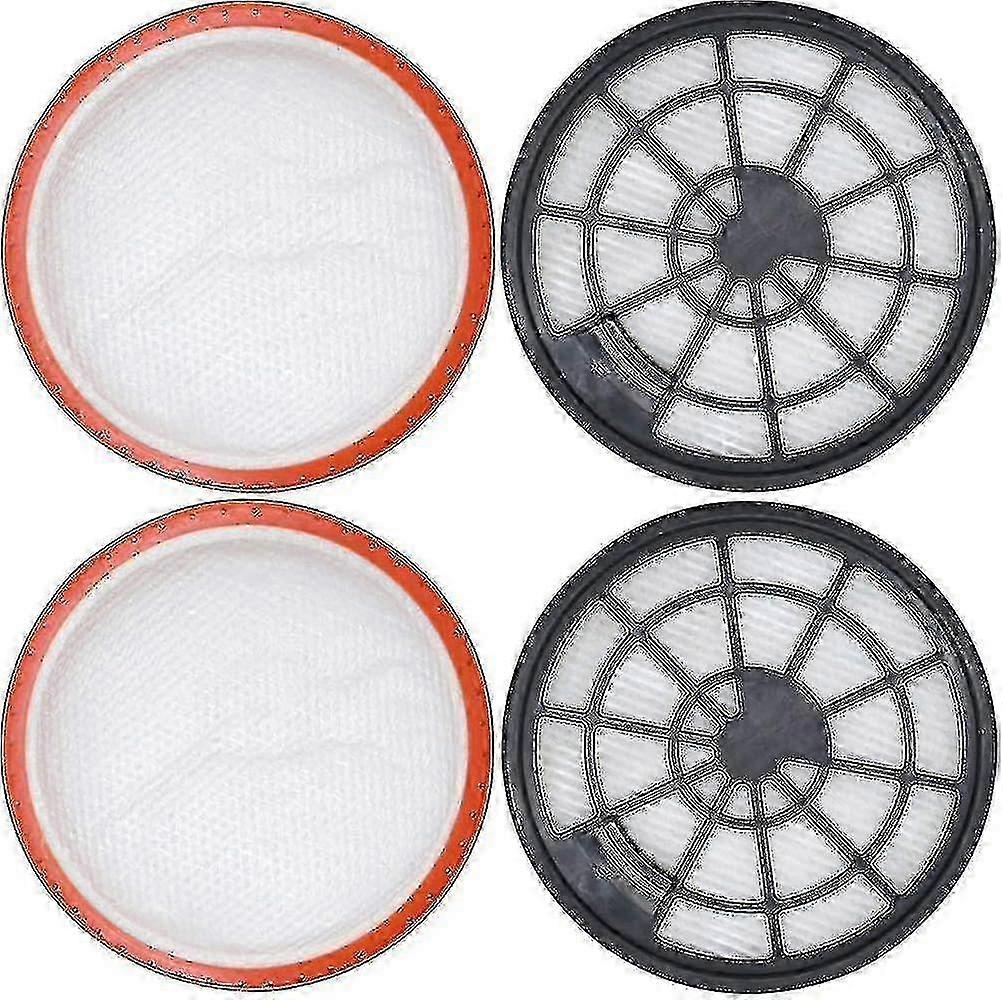 Dirt Devil DD2650-1, DD2651-0, DD2651-1, DD2720 Replacement Filters - 2 Engine & 2 Exhaust Air Filters Set 2620001, 2620002