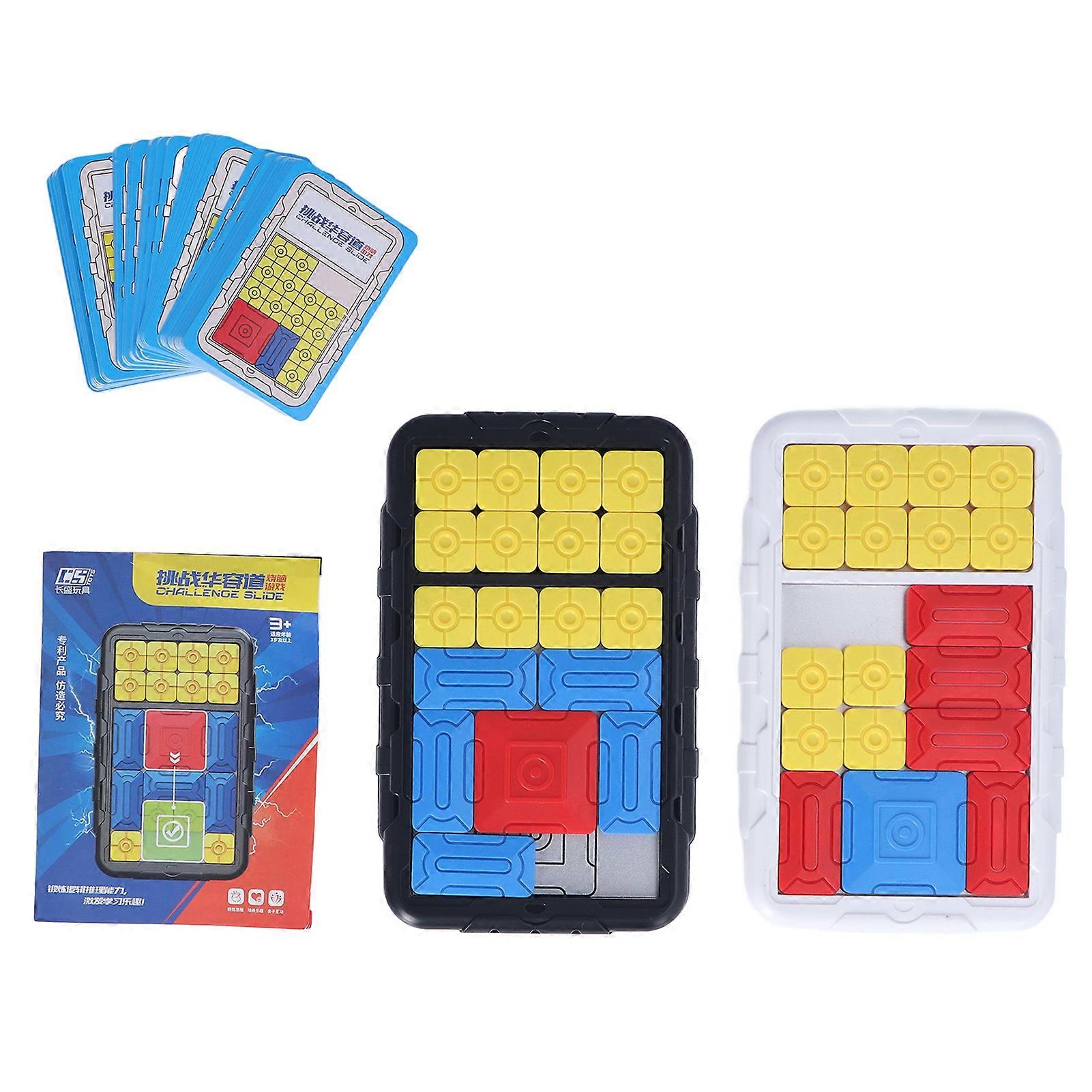 Challenges Sliding Puzzle Board Develop Logical Thinking Interactive Handheld Puzzles for Double Player