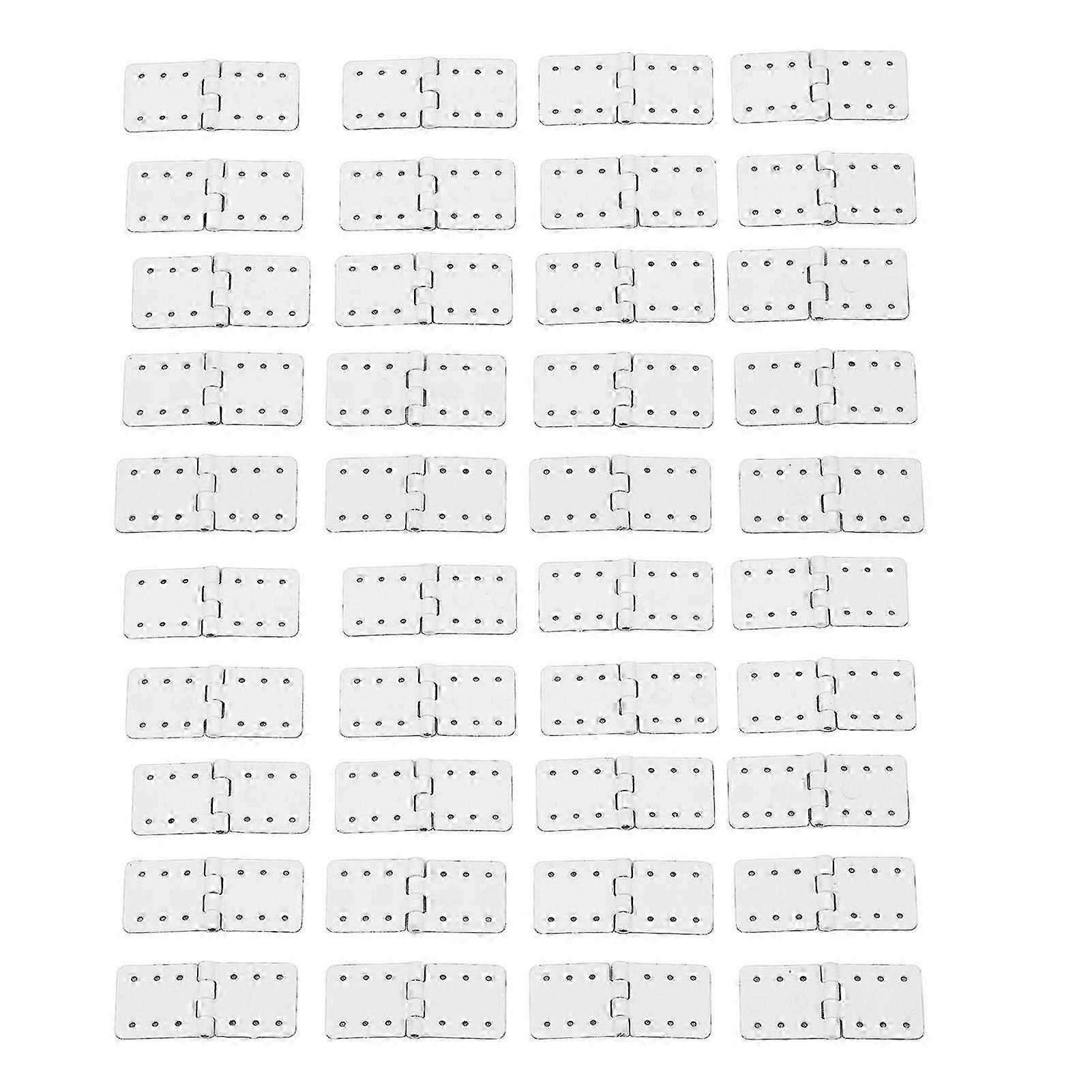S Formato 40 PZ RC Cerniere Bloccate per Telecomando Aereo Cerniera In Plastica Modello Di Aereo Parti Alare