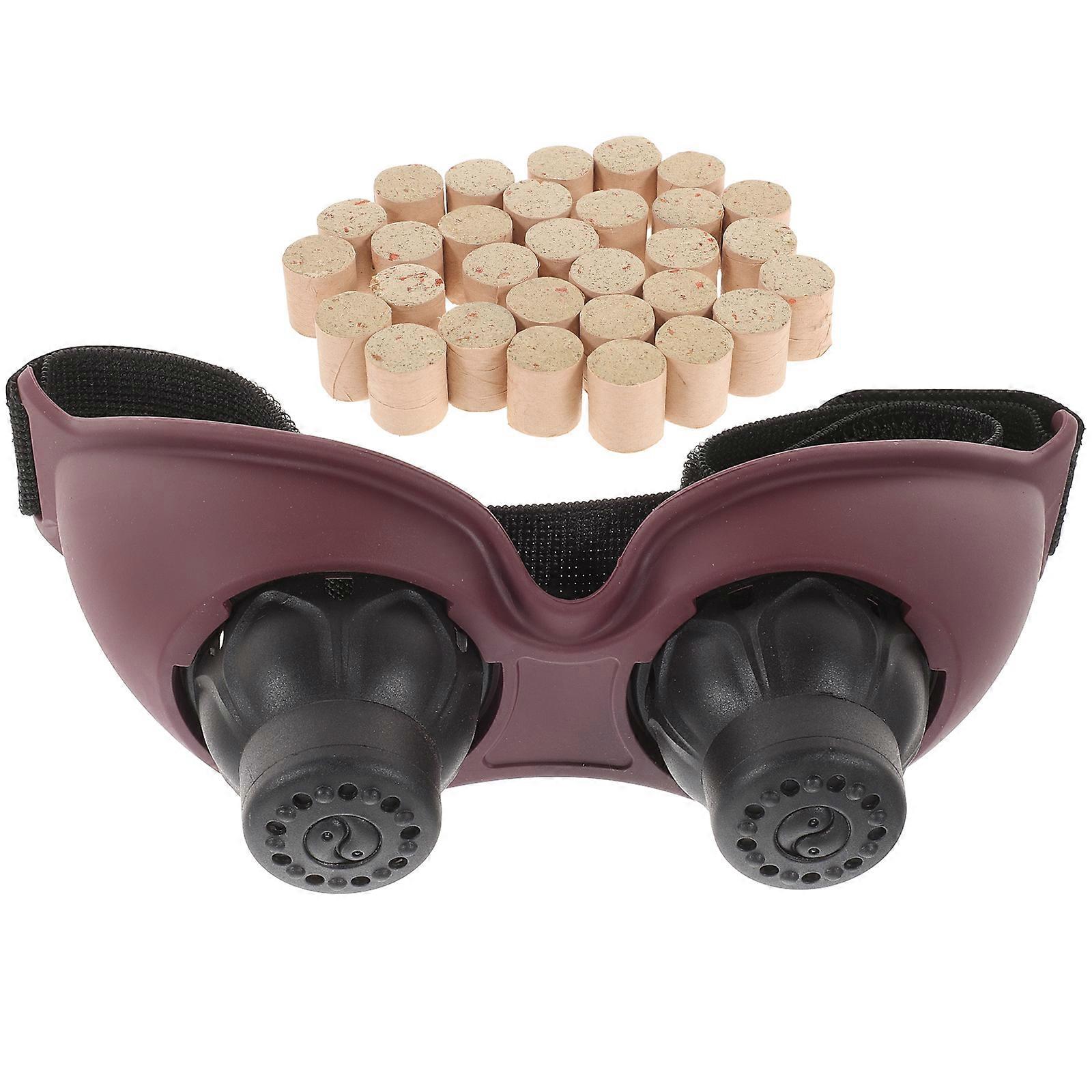Mini Eye Roller 1 Set Eye Massage Instrument Suitable For Families Featuring Portable Black Design