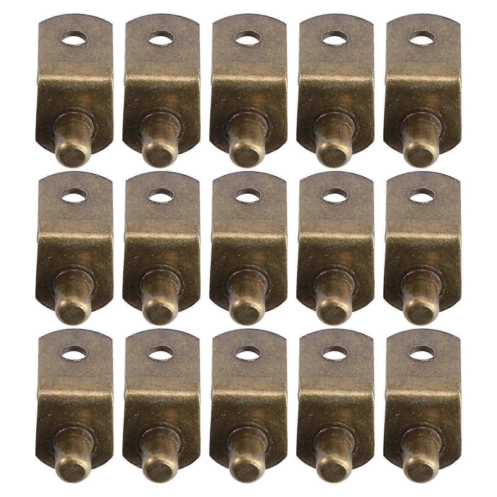 L-Shaped Shelf Bracket Support Pegs For Wardrobe Home Use 2.7X1.5CM Durable Iron Material 80Pcs