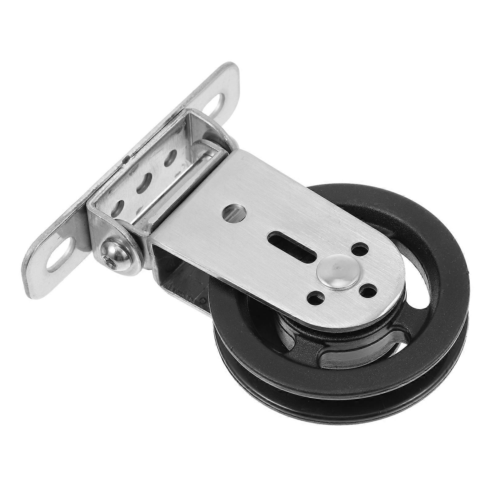 Pulley System Gym 1Set Hanging Wheel For Fitness Equipment Accessory Simple Design Assorted Direction Change