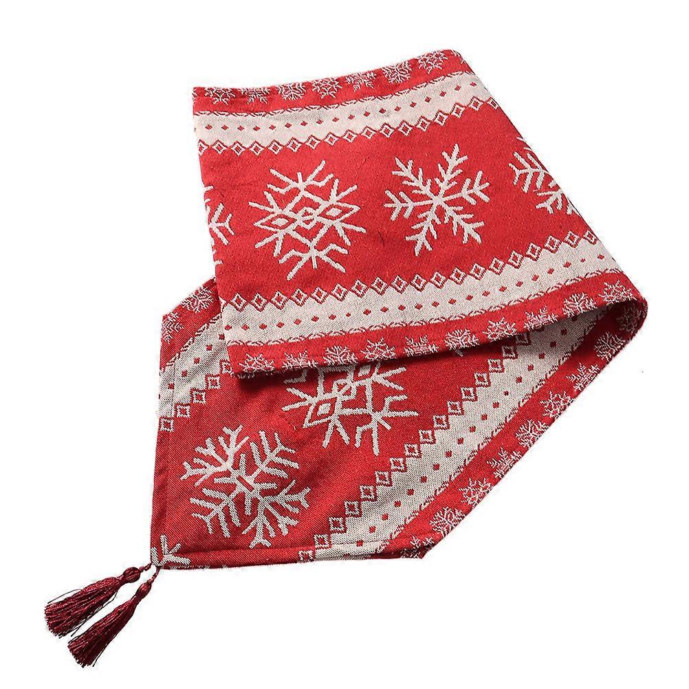 Festive Table Cloth Holiday Table Runner Ideal For Friends And Family Gatherings 145 X 33 Cm Protects Table Surface 1Pack