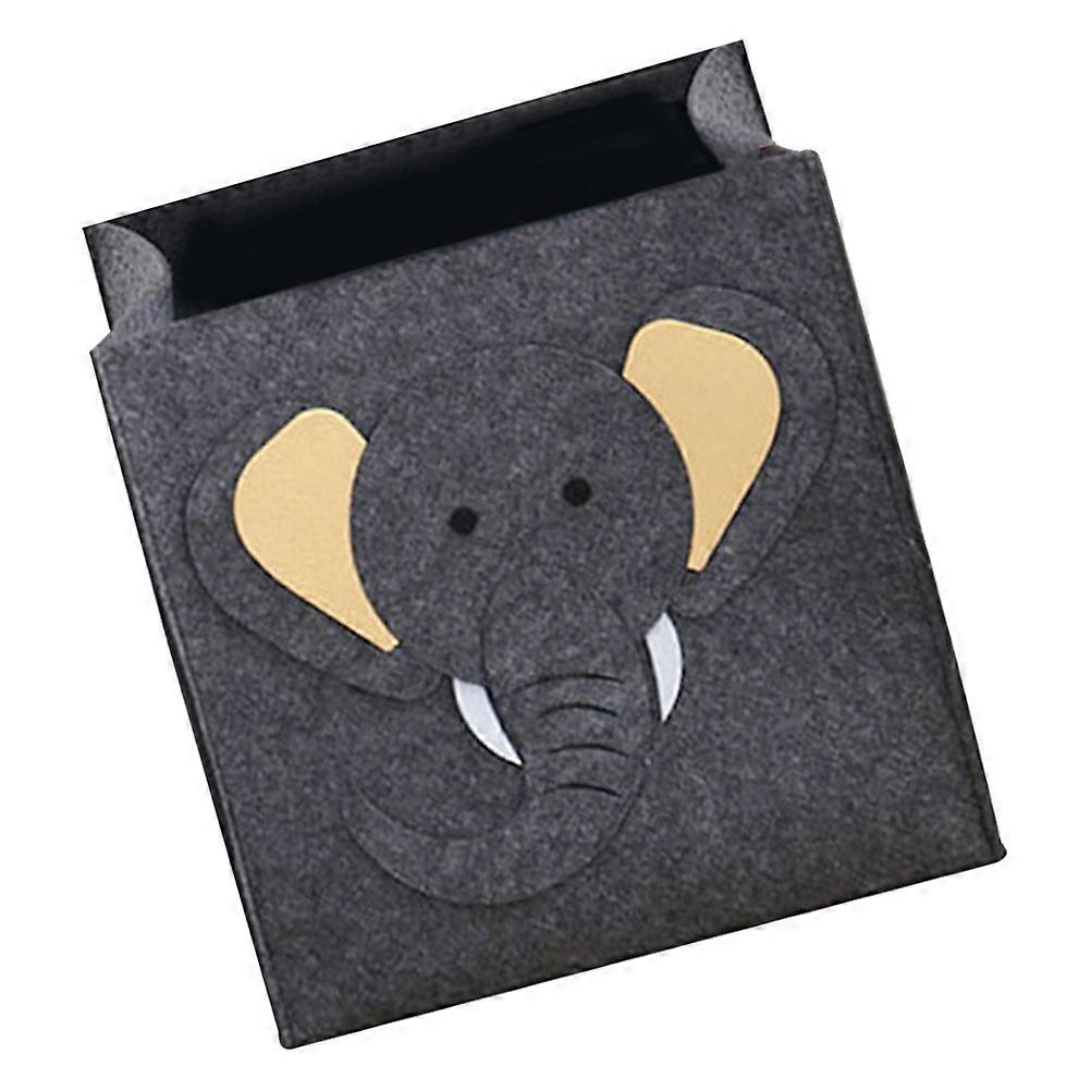 Multi-Use Felt Closet Organizer For Baby Items In Dark Grey With Portable Design 1Set