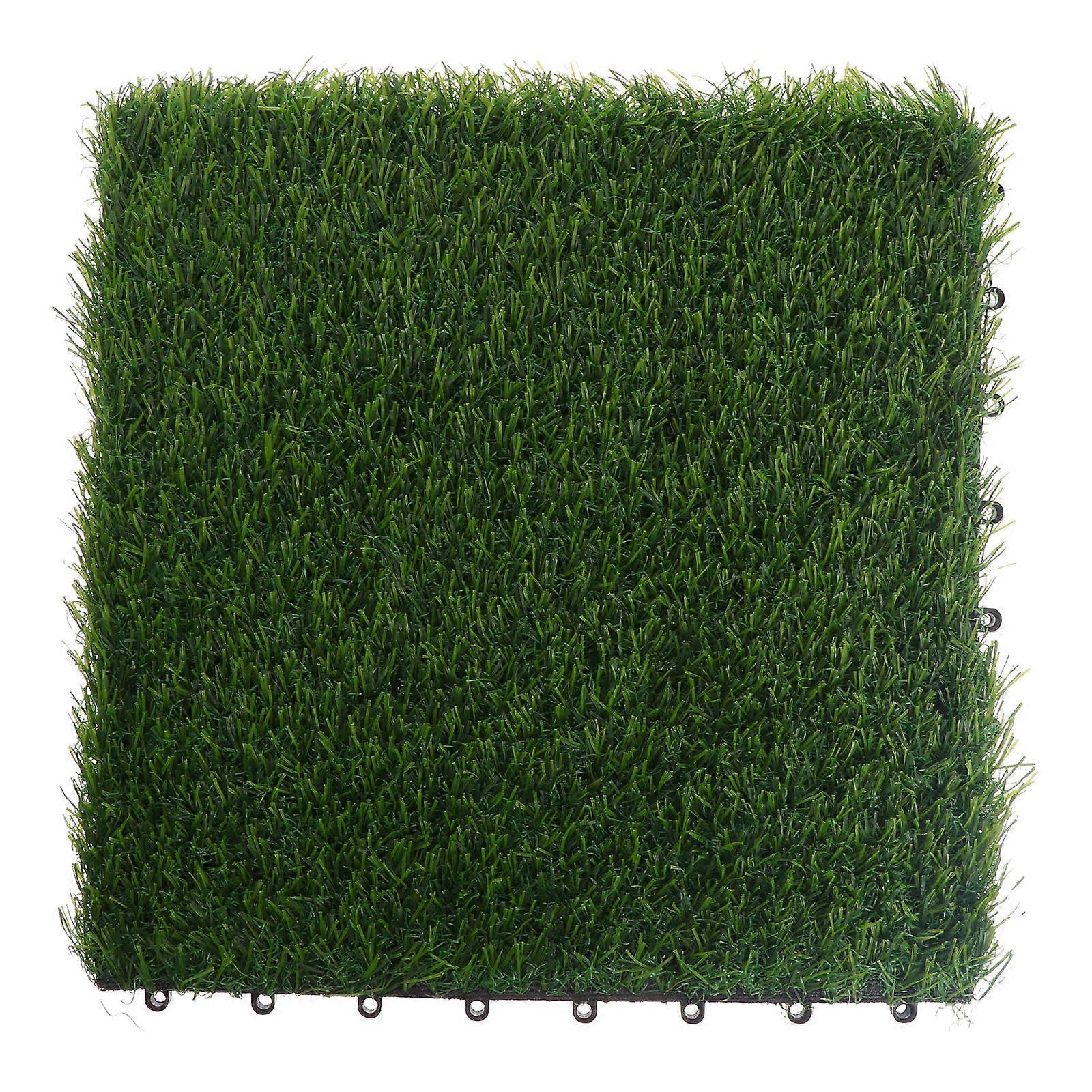 Interlocking Artificial Grass Tiles for Garden, Balcony, Patio, Rooftop – UV Resistant, Easy Clean, Durable Landscaping Flooring