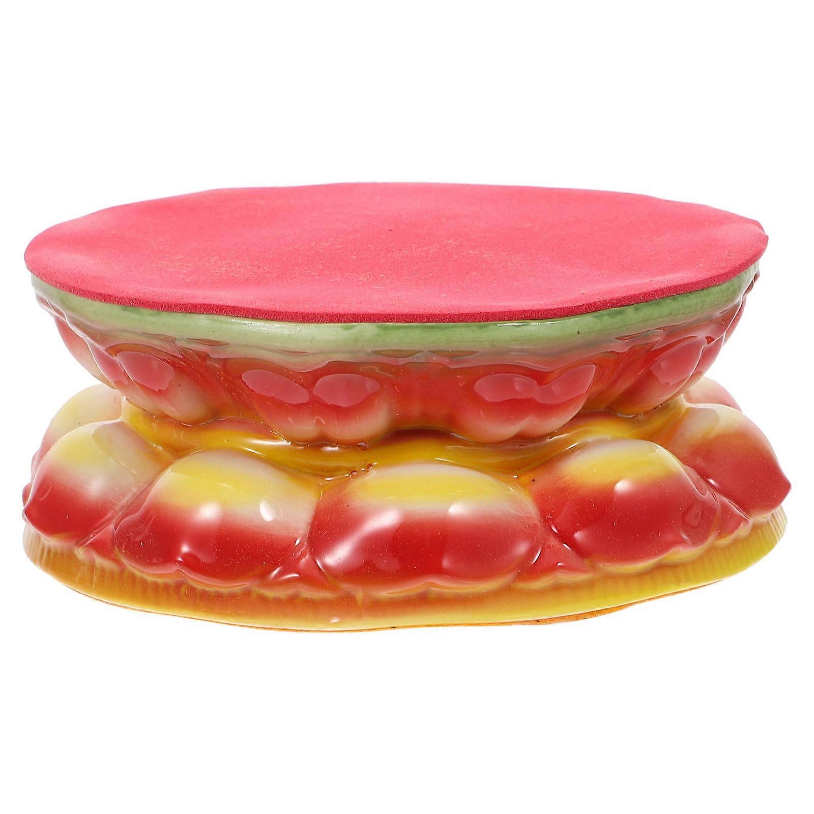Ceramic Sculpture Pedestal Stand Holder For Buddhists And Collectors 25.00X12.00X4.70cm Assorted Color 1Set