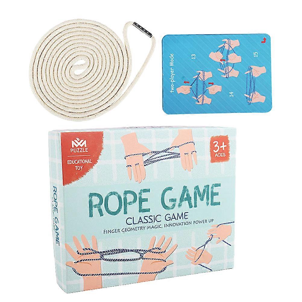 Cradle String Finger Game for Portable Hand Play – Creative Sensory Activity for Early Education, Parties, Outdoor Fun, and Family Entertainment