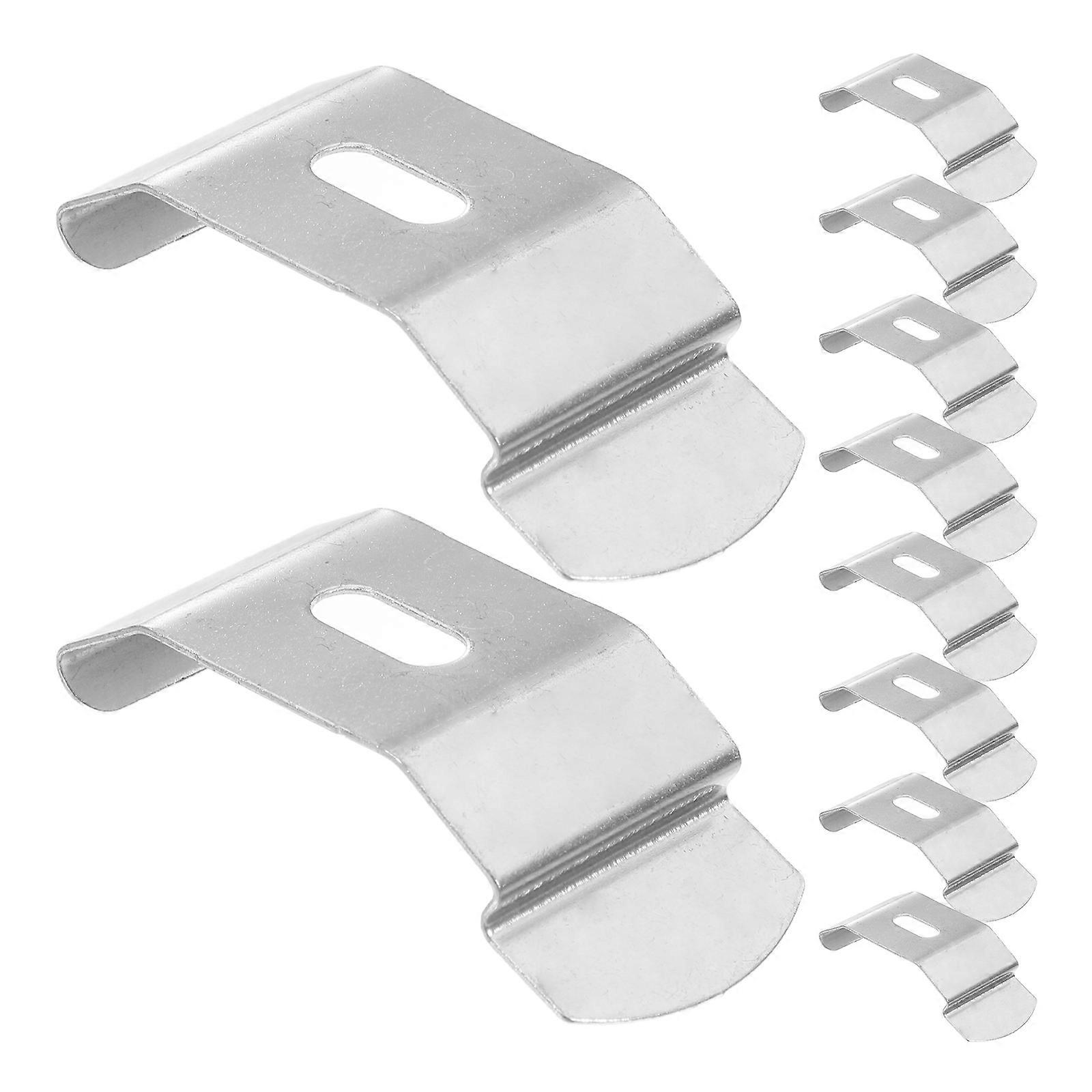 1 Set Louver Curtain Bracket Durable Vertical Blind Wall Mount Brackets for Ceiling Installation Lightweight Aesthetic Design Easy Use
